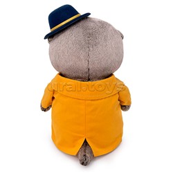 Кот Басик BABY в тренче и шляпке