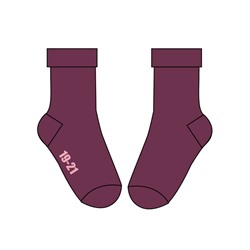 Носки детские трикотажные махровые для девочек