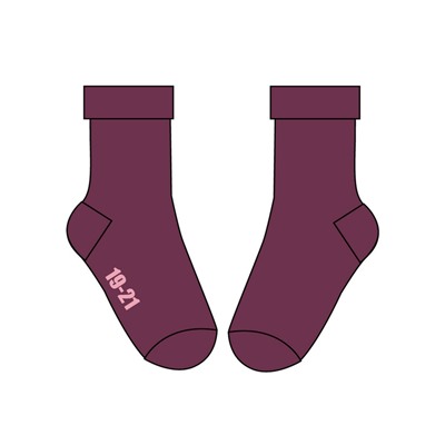 Носки детские трикотажные махровые для девочек