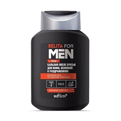 BELITA for MEN  бальзам- п/бритья для кожи ,склонной к раздражению 250 мл /11