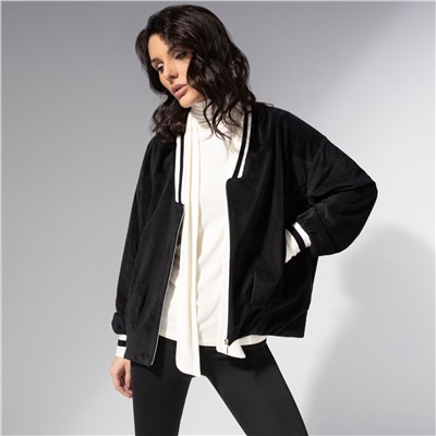 Бомбер из вельвета на подкладе, Модная стратегия