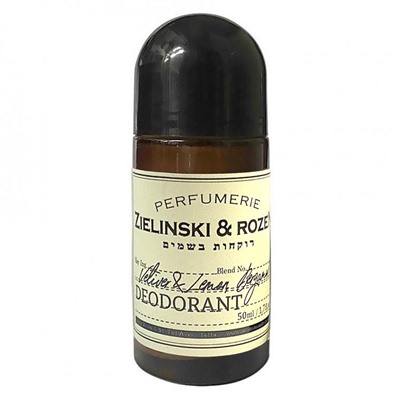 Шариковый дезодорант Zielinski & Rozen Vetiver & Lemon, Bergamot унисекс