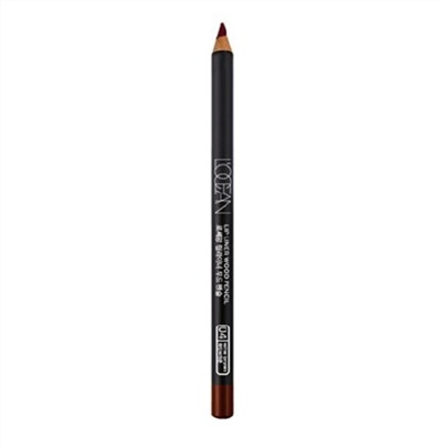 L‘OCEAN Карандаш для губ / Lipliner Wood Pencil #04, Wine Brown