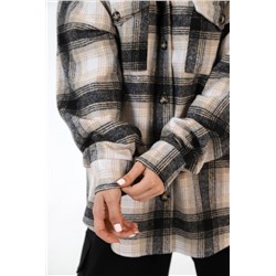 Рубашка женская Квадро-3 (Коричневый)