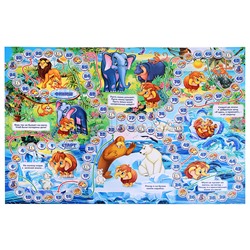 Настольная игра-ходилка "Мама для мамонтёнка" 217х330х27 мм.