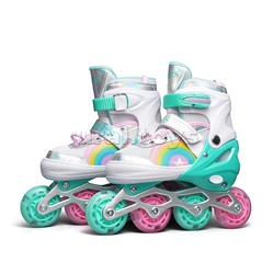 Ролики детские, размер M (цвет зеленый)