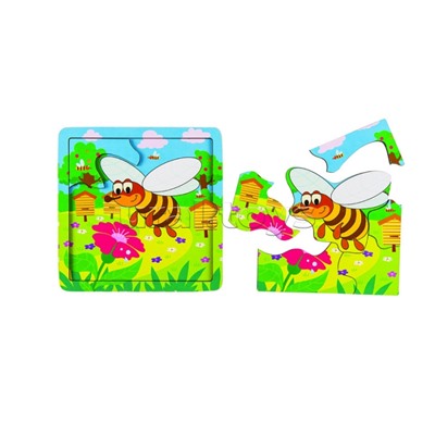 Игра из дерева "Пчёлка" (собираем по картинке) (Baby Step)