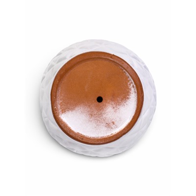 Набор горшков для цветов «Шишка», белый, керамика, 4 шт.: 4 л, 1.5 л, 1 л, 600 мл