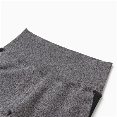 Легинсы спортивные женские MINAKU: SPORTLY, серые, размер 42-44