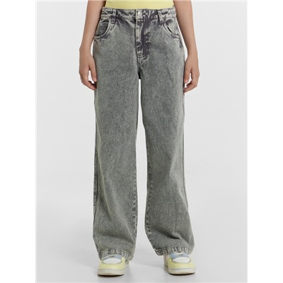 БРЮКИ ДЖИНСОВЫЕ ДЛЯ ДЕВОЧЕК (осенне-зимний ассортимент) 2025-1DTG101-5