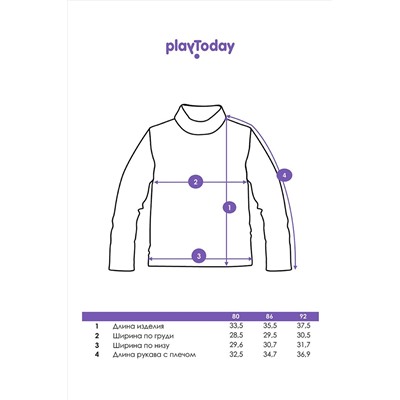 Водолазка PLAYTODAY, 1050279
