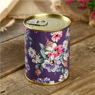 Носки женские в банке подарочные «Для любимой бабушки», белые