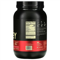 Optimum Nutrition, Gold Standard 100% Whey, сыворотка со вкусом клубники, 909 г (2 фунта)
