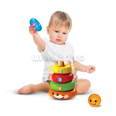 Музыкальная Пирамидка-неваляшка "Колобок" (Люленьки)