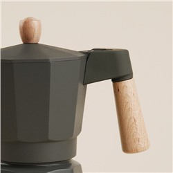Кофеварка гейзерная SL Home «Ферамо», 300 мл, 11×15.5×20 см, оливковая