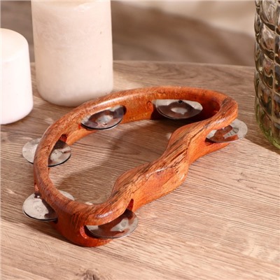 Сувенирный музыкальный инструмент «Тамбурин» 20×14×3.5 см