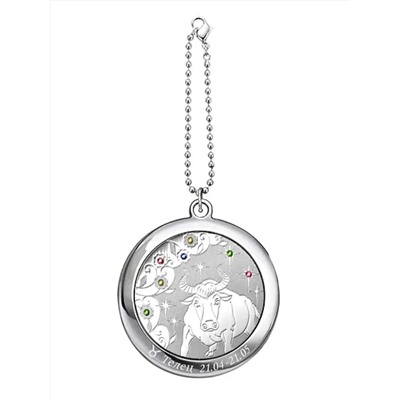 Jardin D'ete Сувенирное компактное зеркало знаки зодиака, Телец, Ø 5,7 см 8564