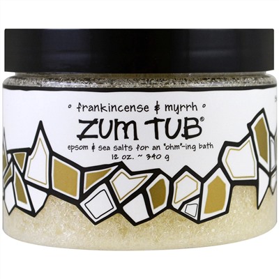 Indigo Wild, Zum Tub, морские соли с английской солью, ладан и мирра, 340 г (12 унций)