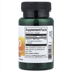 Swanson, E-400, витамин E, 180,2 мг (400 МЕ), 60 капсул