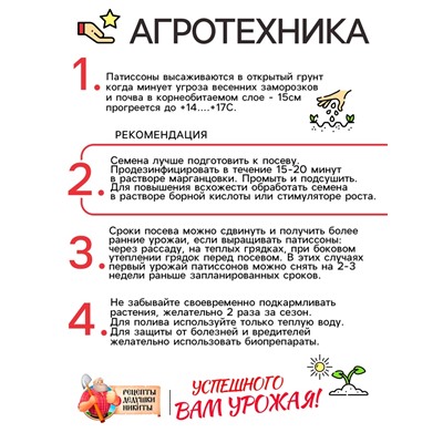 Семена Патиссон "Копейка", 0,6 г