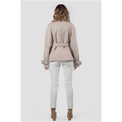 01-12223 Пальто женское демисезонное (пояс)