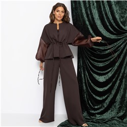Брючный костюм для идеальной химии, Серьезная леди (2 в 1, брауни)