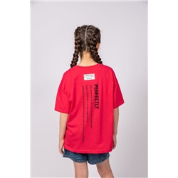 Футболка оверсайз с принтом на спине 51337