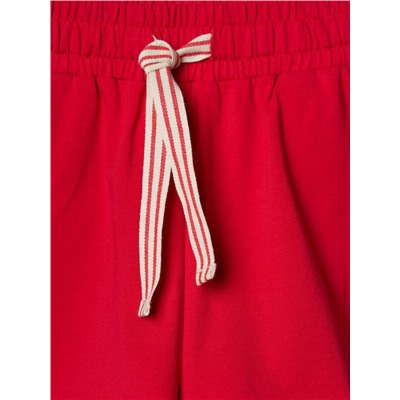 Комплект трикотажный для девочек: фуфайка (футболка), шорты