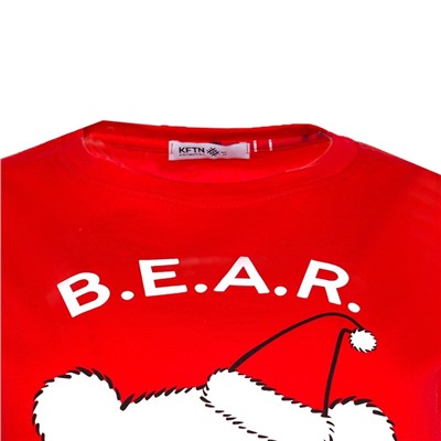 Пижама новогодняя женская (футболка, брюки) KAFTAN Bear, размер 40-42 49
