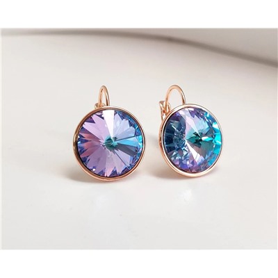 Серьги с кристаллами Swarovski