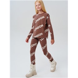 Джемпер трикотажный для девочек (футболка с длинными рукавами)