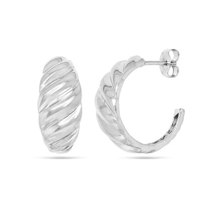 Серьги из серебра без вставки, OZ650043
