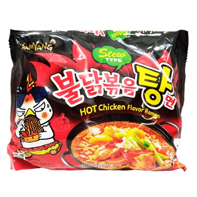 Острая лапша рамен Stew со вкусом курицы Samyang, Корея, 145 г Акция