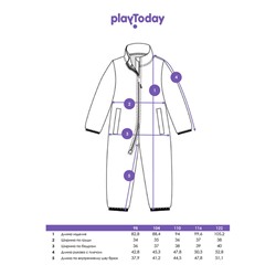 Комбинезон трикотажный для девочек