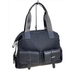 Женская сумка из текстиля, цвет серый