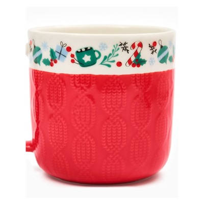 Кружка новогодняя керамическая «Новогоднее настроение», 350 мл, ручная работа
