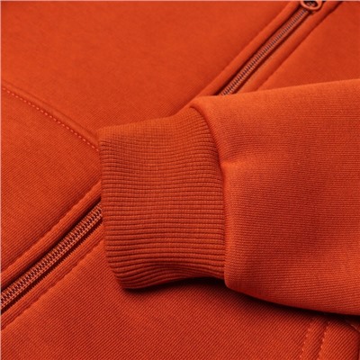 Толстовка детская, рост 134 см, коричневая