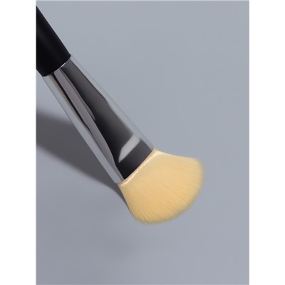 Набор кистей для макияжа SMOKY, нейлоновых, 5 шт., чёрный с белым ворсом