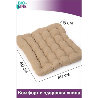 Подушка для мебели Bio-Line с гречневой лузгой PSG25 НАТАЛИ, 879650