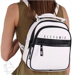 Рюкзак женский 8873CD white Alex&Mia/30