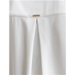 Блузка из сатина с эластаном