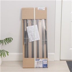 Подставка для обуви, 3 полки, 82,5×32×48,5 см, чёрная