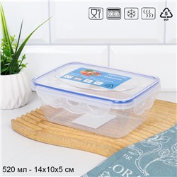 Контейнер Стандарт прямоугольный 520 мл / 90381 /уп 18/108/ ДОП СКИДКА НА КОРОБ 3%