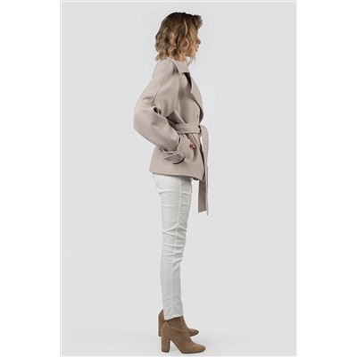 01-12223 Пальто женское демисезонное (пояс)