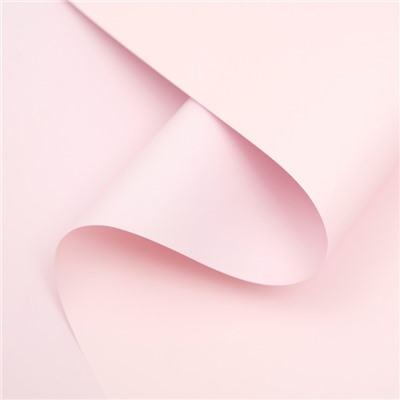 Пленка для цветов и букетов, тонированная, матовая, нежная сирень, 0.5×10 м, 65 мкм