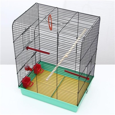 Клетка «Грация», 4 яруса, 50×36×65 см, микс цветов