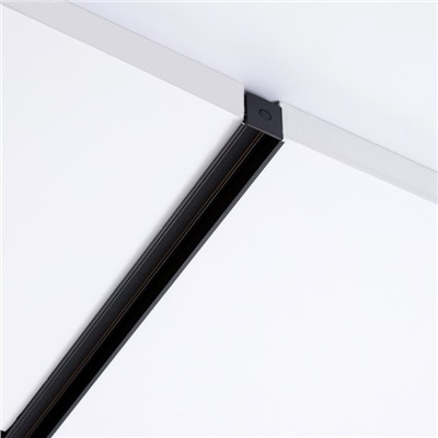 Шинопровод встраиваемый магнитный трековый ULTRA «Слим-100», 2-жильный, чёрный, 100 см