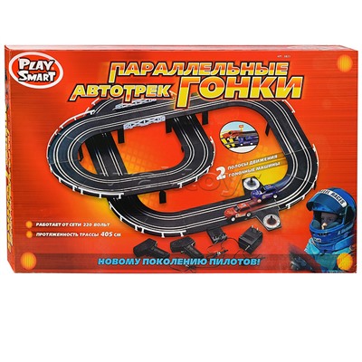 Автотрек "Параллельные гонки" (584 см.) в коробке