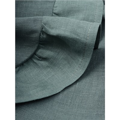 Скатерть «Этель» Ivory, 150×116+/-3 см, 100% лён, мятная, 170 г/м²