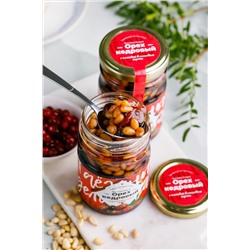 Таежный деликатес "Кедровый орех с Клюквой" в сиропе / стекло  230 гр / Солнечная Сибирь